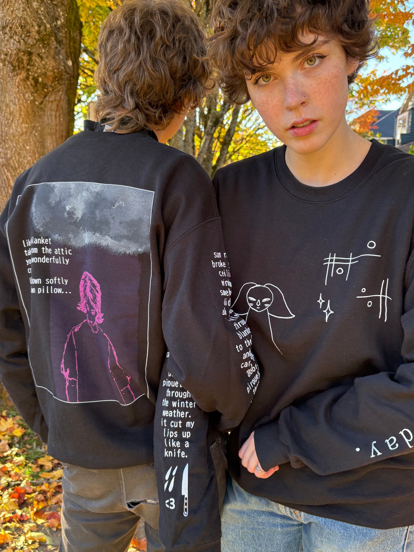 Weatherday - "Cooperative Calligraphy" Sweatshirt