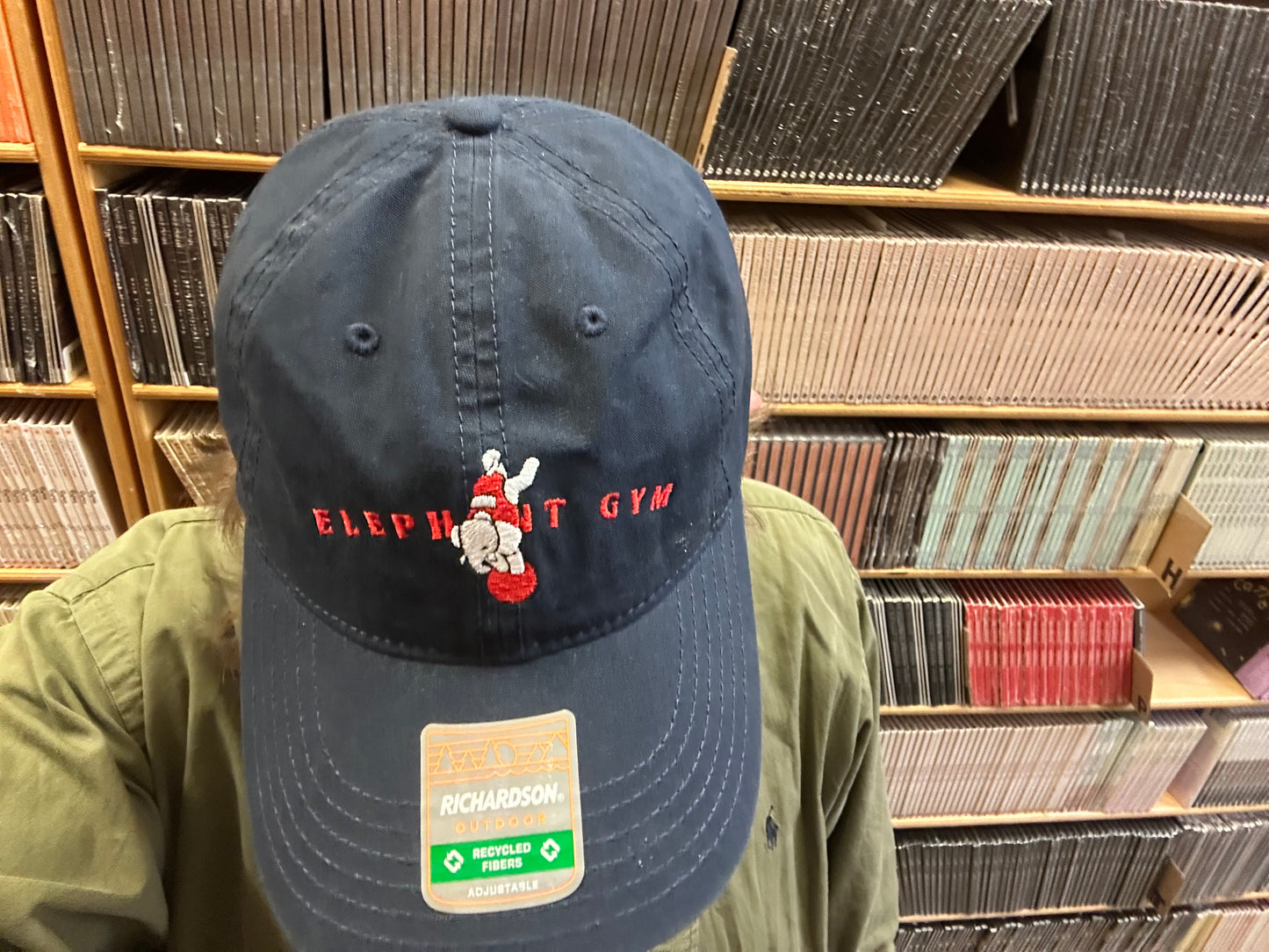 Elephant Gym - Navy blue logo hat