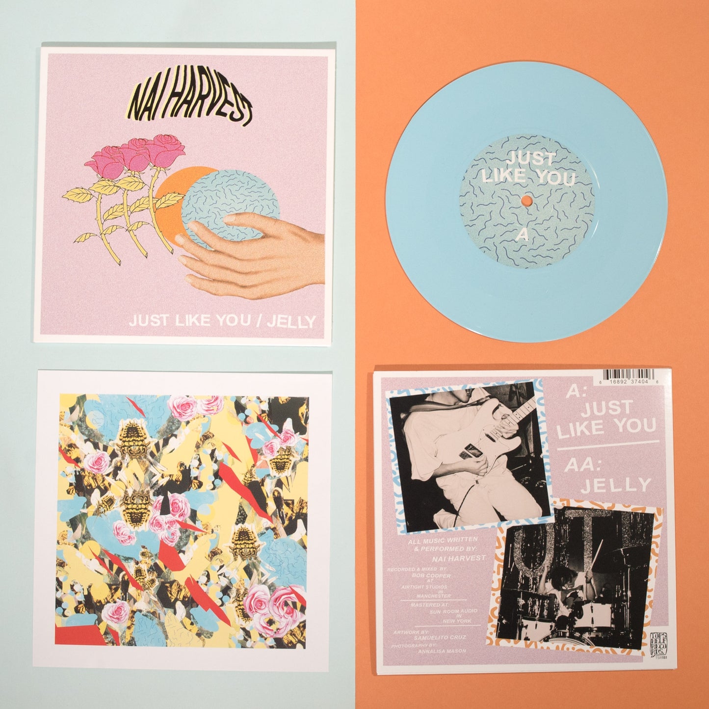 Nai Harvest - Just Like You / Jelly 7"